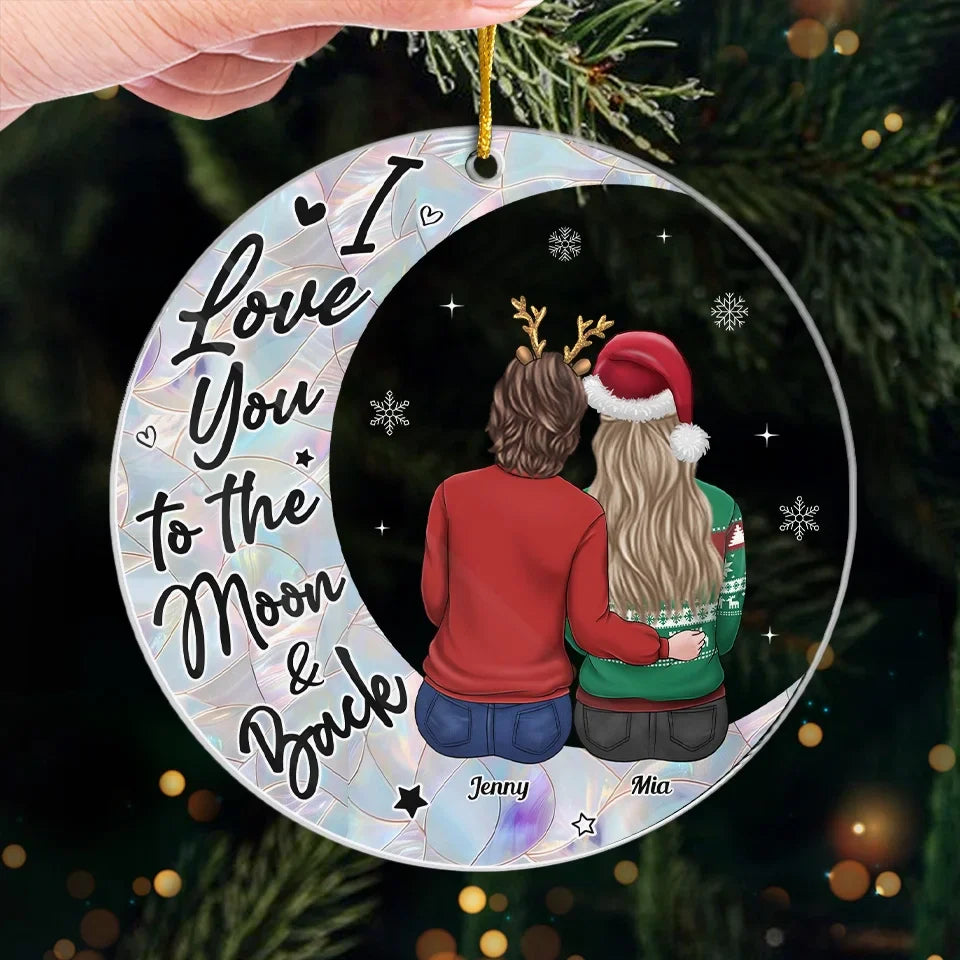There Is No Greater Gift Than Sisters - Bestie Personalized Custom Ornament - Acrylic Custom Shaped - Christmas Gift For Best Friends, BFF, Sisters