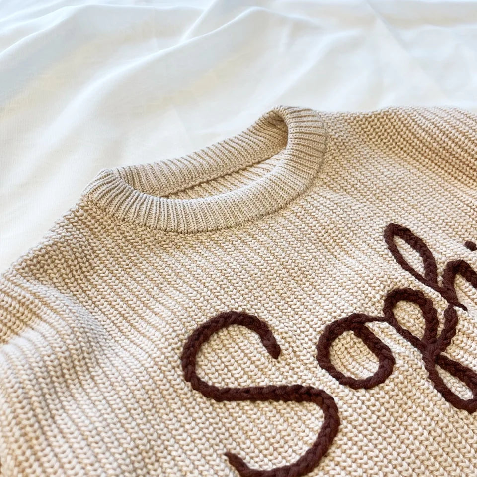You Are My Sunshine - Family Personalized Custom Baby Embroidered Sweatshirt - Gift For Baby Kids, Newborn Baby
