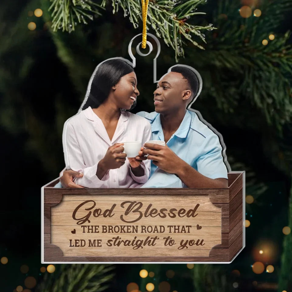 Custom Photo You Make Me Love Christmas Even More Than I Already Do - Couple Personalized Custom Ornament - Acrylic Custom Shaped - Christmas Gift For Husband Wife, Anniversary