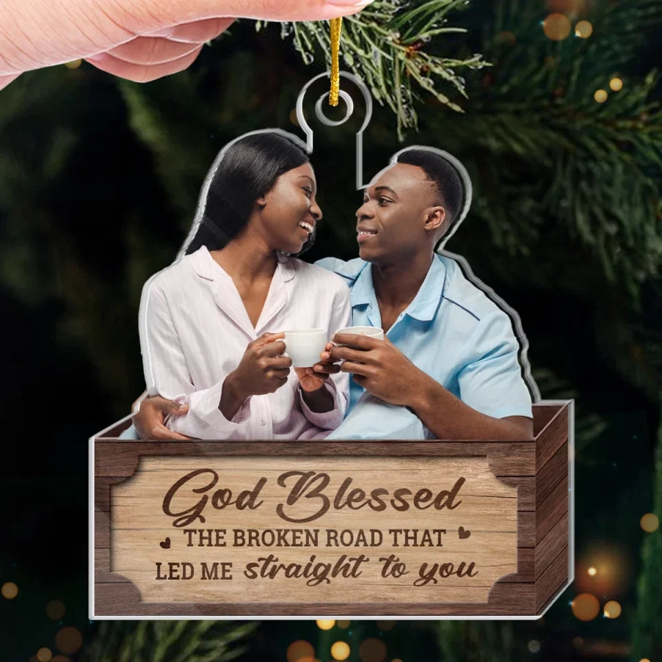 Custom Photo You Make Me Love Christmas Even More Than I Already Do - Couple Personalized Custom Ornament - Acrylic Custom Shaped - Christmas Gift For Husband Wife, Anniversary