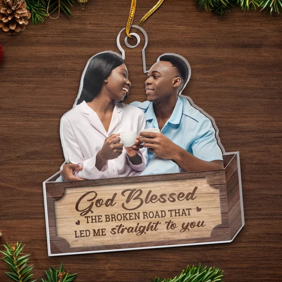 Custom Photo You Make Me Love Christmas Even More Than I Already Do - Couple Personalized Custom Ornament - Acrylic Custom Shaped - Christmas Gift For Husband Wife, Anniversary