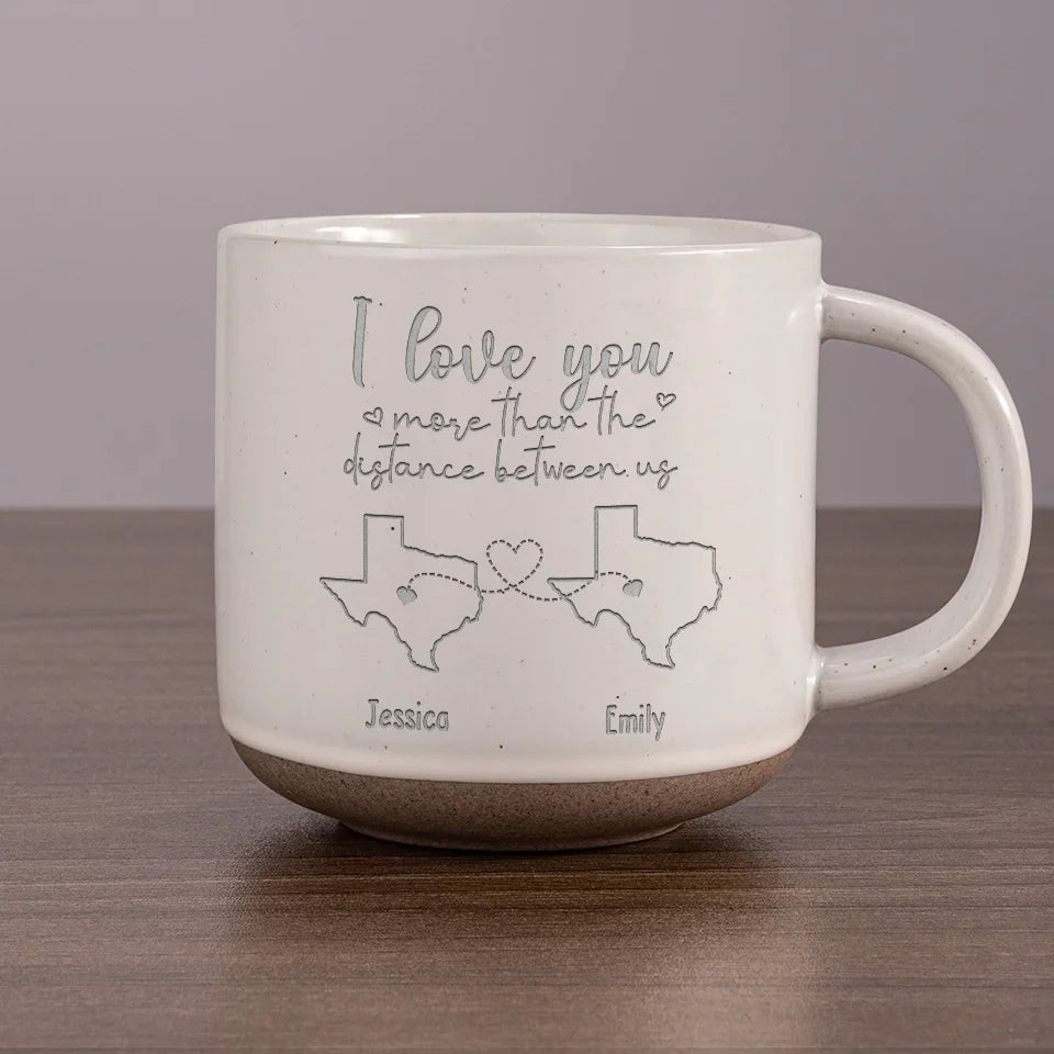 You And Me Are In This Together Always - Bestie Personalized Custom Pottery Mug - Gift For Best Friends, BFF, Sisters