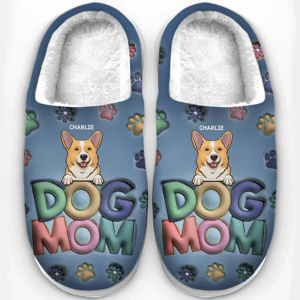 Christmas Is Paws-Down The Best - Dog & Cat Personalized Custom Fluffy Slippers - Christmas Gift For Pet Owners, Pet Lovers