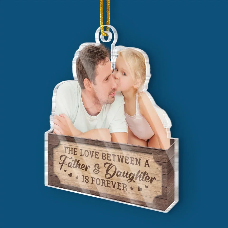 Custom Photo My Favorite Part Of Christmas Is Family - Family Personalized Custom Ornament - Acrylic Custom Shaped - Christmas Gift For Family Members