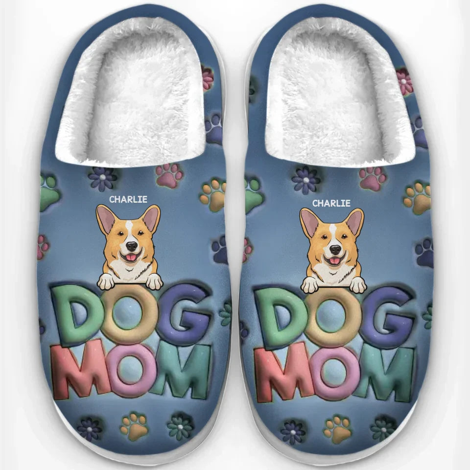 Christmas Is Paws-Down The Best - Dog & Cat Personalized Custom Fluffy Slippers - Christmas Gift For Pet Owners, Pet Lovers