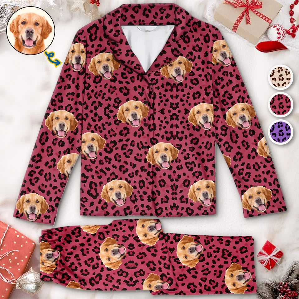 Custom Photo The Best Therapist Has Fur And Four Legs - Dog & Cat Personalized Custom Pajamas - Christmas Gift For Pet Owners, Pet Lovers