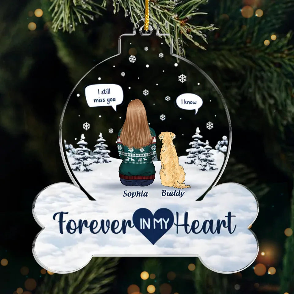 Their Lives May Have Been Brief, But Their Impact Is Everlasting - Memorial Personalized Custom Ornament - Acrylic Custom Shaped - Sympathy Gift, Christmas Gift For Pet Owners, Pet Lovers