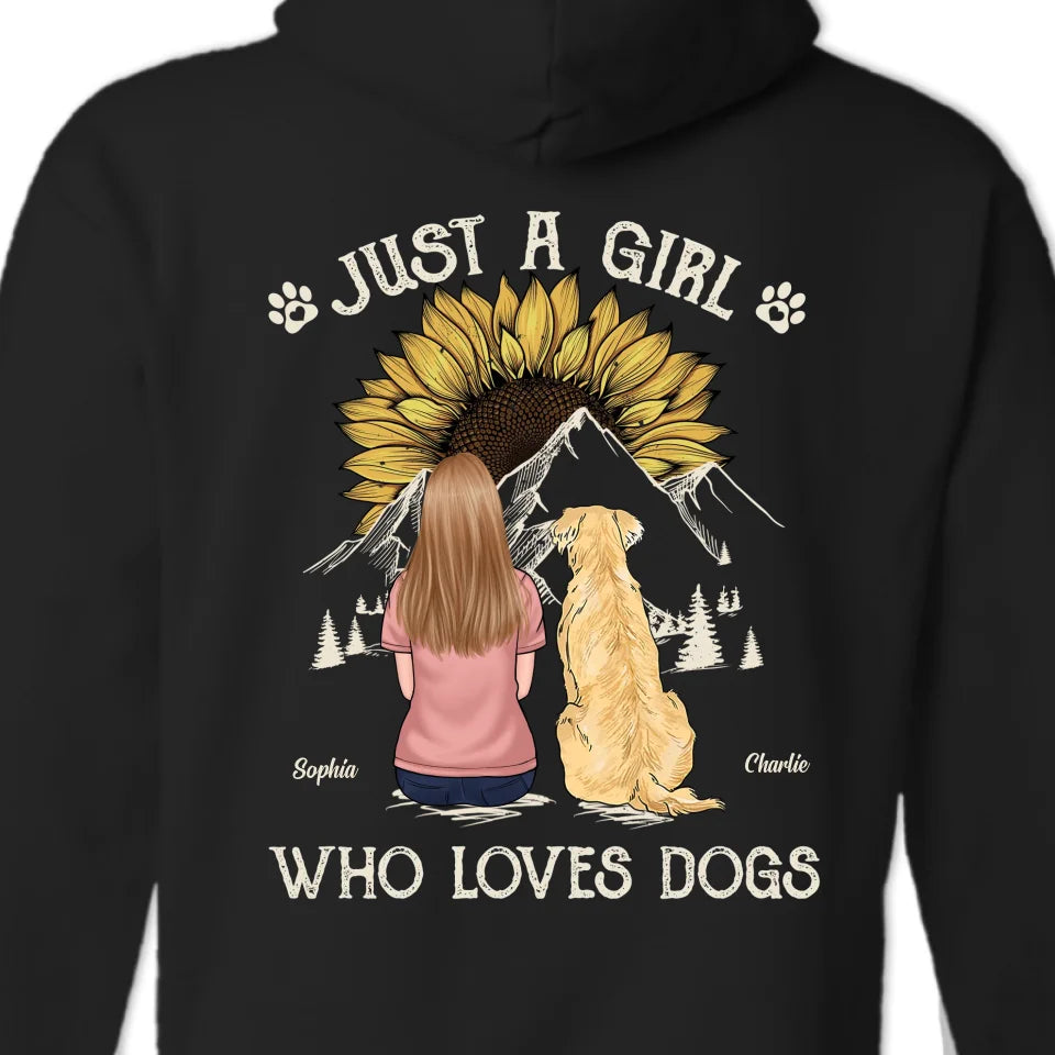 Just A Man Who Loves Pets - Dog & Cat Personalized Custom Back Printed Unisex T-shirt, Hoodie, Sweatshirt - Gift For Pet Owners, Pet Lovers