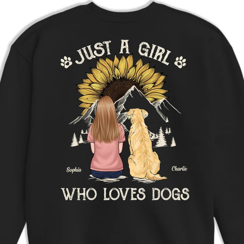 Just A Man Who Loves Pets - Dog & Cat Personalized Custom Back Printed Unisex T-shirt, Hoodie, Sweatshirt - Gift For Pet Owners, Pet Lovers