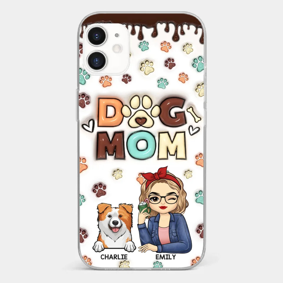 Life Is Better With A Wagging Tail By My Side - Dog & Cat Personalized Custom 3D Inflated Effect Printed Clear Phone Case - Gift For Pet Owners, Pet Lovers