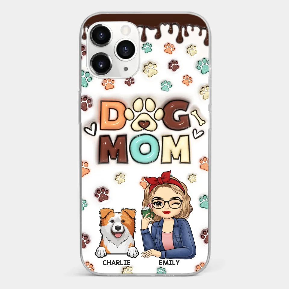 Life Is Better With A Wagging Tail By My Side - Dog & Cat Personalized Custom 3D Inflated Effect Printed Clear Phone Case - Gift For Pet Owners, Pet Lovers