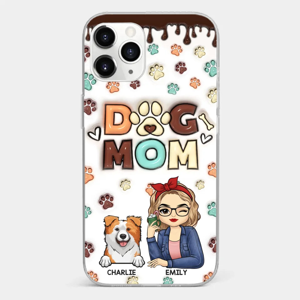 Life Is Better With A Wagging Tail By My Side - Dog & Cat Personalized Custom 3D Inflated Effect Printed Clear Phone Case - Gift For Pet Owners, Pet Lovers