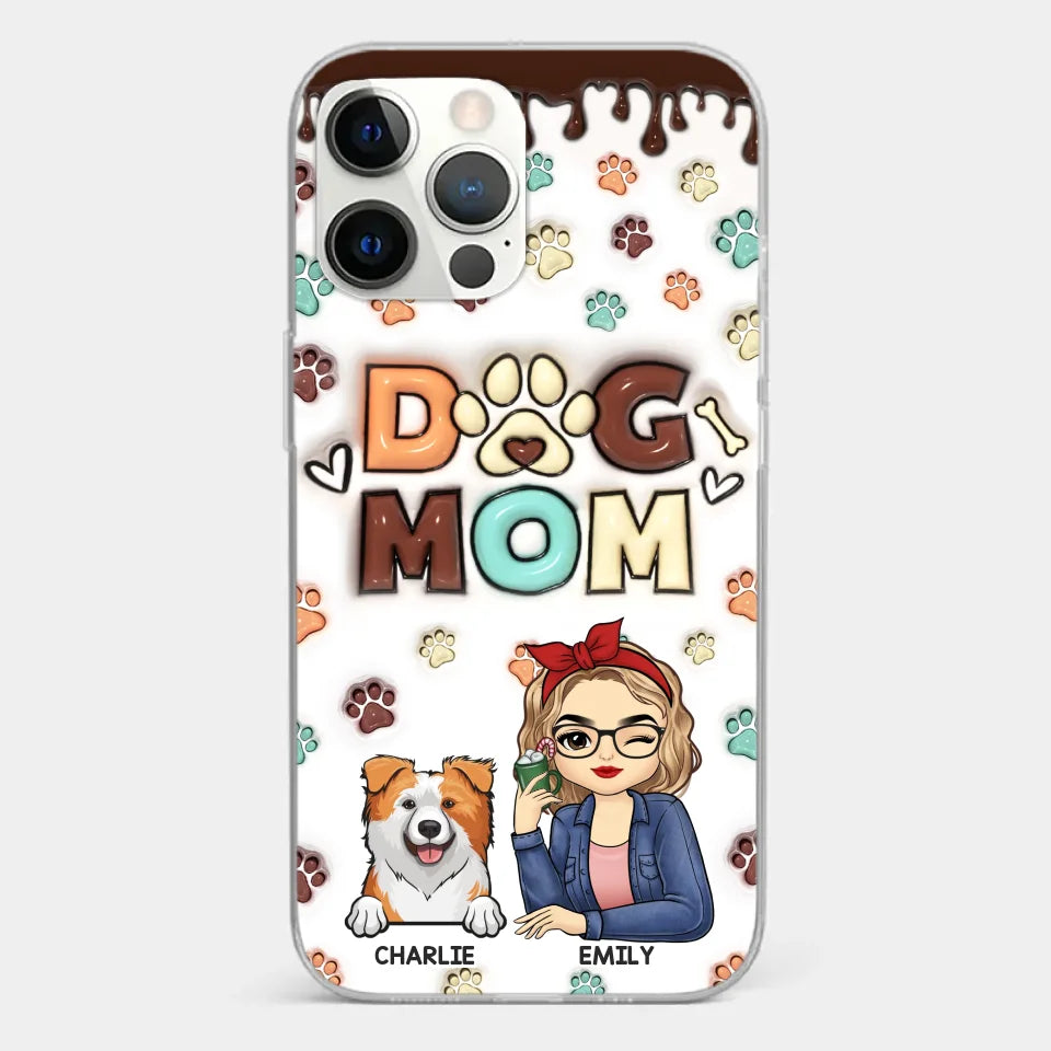 Life Is Better With A Wagging Tail By My Side - Dog & Cat Personalized Custom 3D Inflated Effect Printed Clear Phone Case - Gift For Pet Owners, Pet Lovers