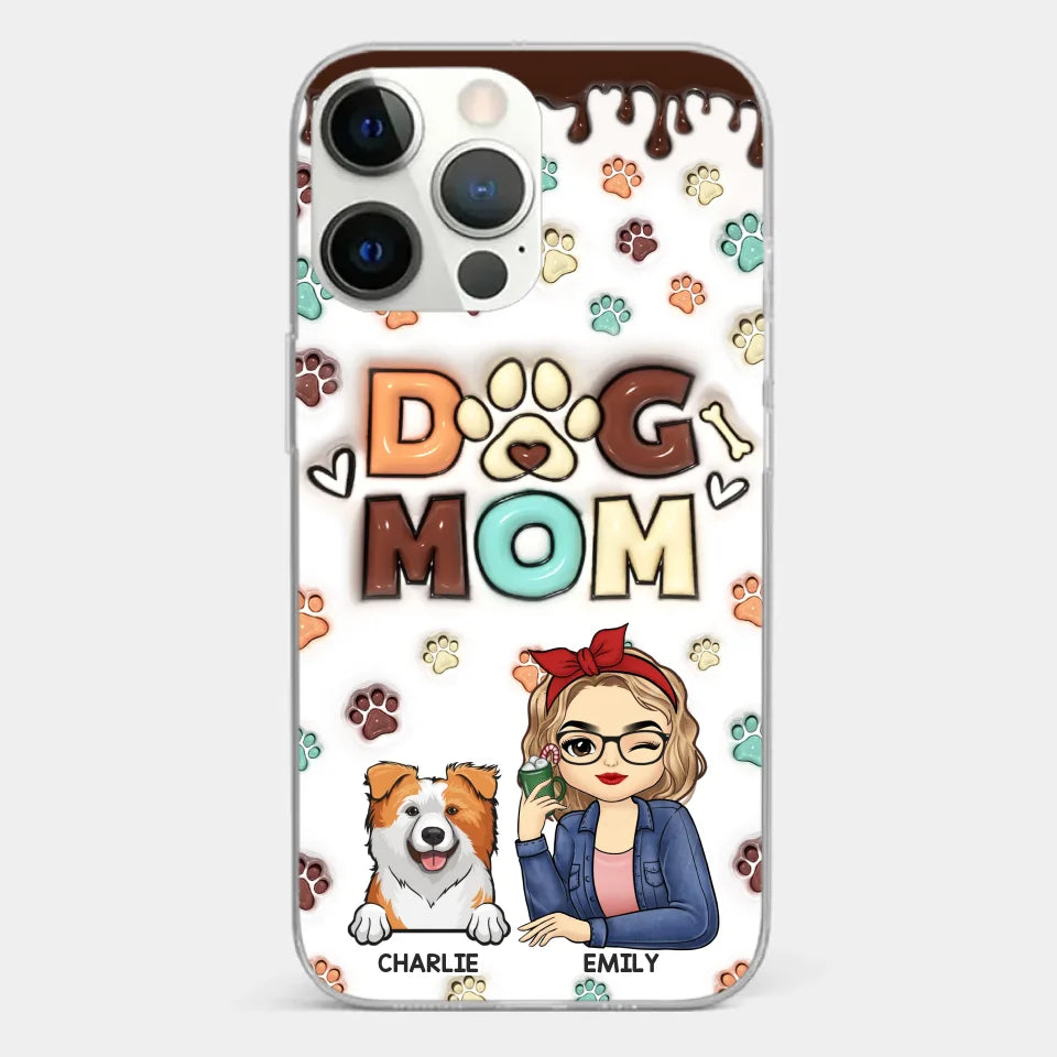 Life Is Better With A Wagging Tail By My Side - Dog & Cat Personalized Custom 3D Inflated Effect Printed Clear Phone Case - Gift For Pet Owners, Pet Lovers