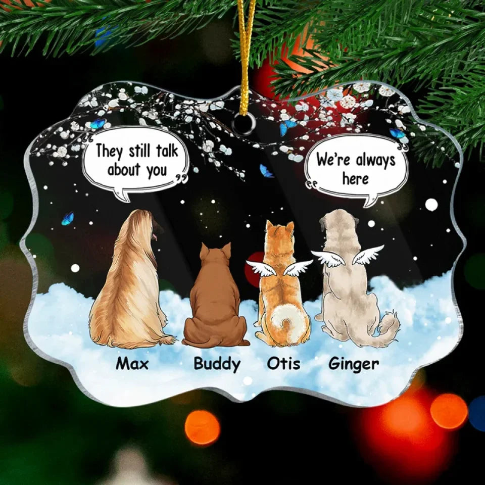 Forever In My Heart - Memorial Personalized Custom Ornament - Acrylic Benelux Shaped - Christmas Gift, Sympathy Gift For Pet Owners, Pet Lovers