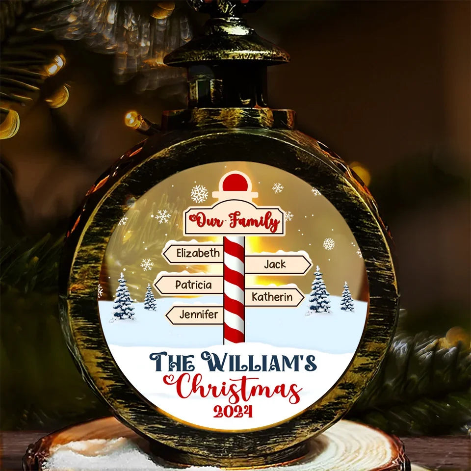 Family Is The Greatest Gift Of All, Especially At Christmas - Family Personalized Custom Candlelight Lantern Ornament - Christmas Gift For Family Members
