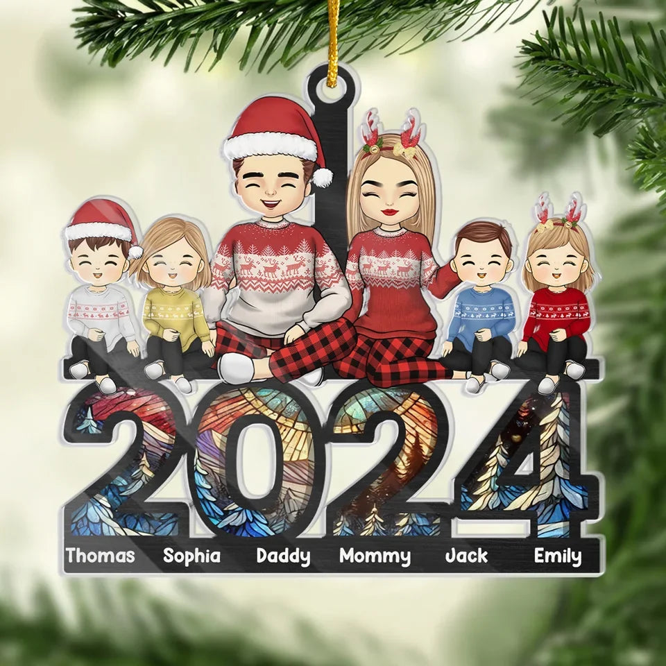 May All Your Christmas Wishes Come True - Family Personalized Custom Ornament - Acrylic Custom Shaped - Christmas Gift For Family Members