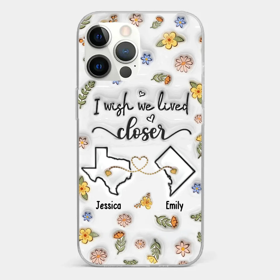 Friends Help You Shine And Catch You When You Fall - Bestie Personalized Custom 3D Inflated Effect Printed Clear Phone Case - Gift For Best Friends, BFF, Sisters
