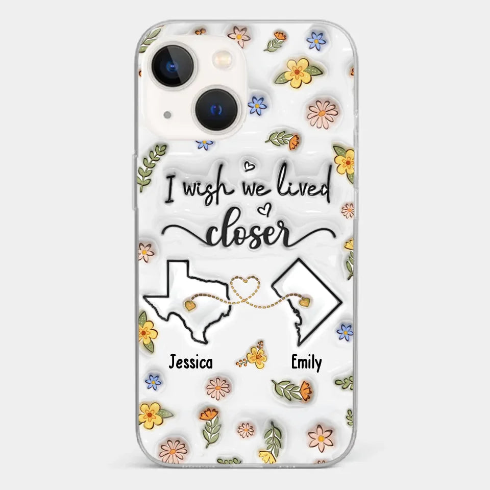 Friends Help You Shine And Catch You When You Fall - Bestie Personalized Custom 3D Inflated Effect Printed Clear Phone Case - Gift For Best Friends, BFF, Sisters