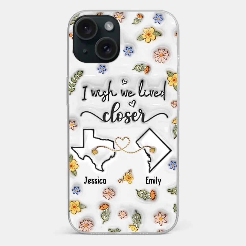Friends Help You Shine And Catch You When You Fall - Bestie Personalized Custom 3D Inflated Effect Printed Clear Phone Case - Gift For Best Friends, BFF, Sisters