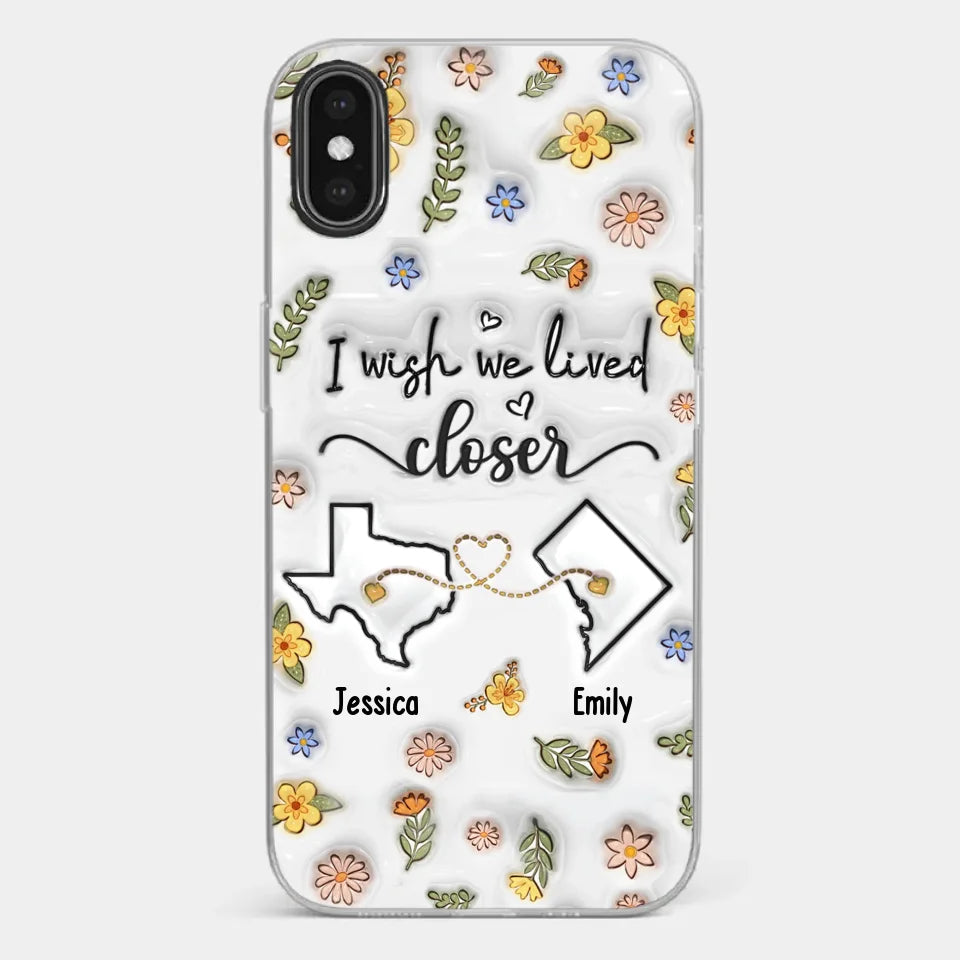 Friends Help You Shine And Catch You When You Fall - Bestie Personalized Custom 3D Inflated Effect Printed Clear Phone Case - Gift For Best Friends, BFF, Sisters