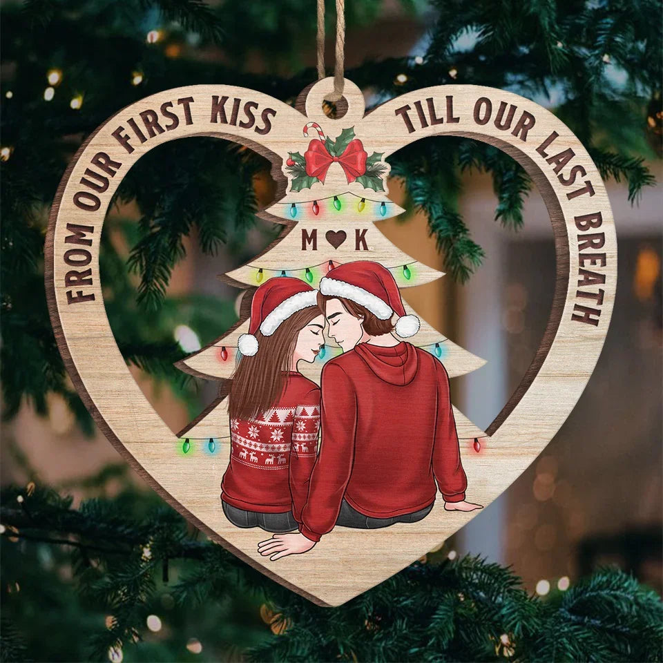 I Already Got The Best Present This Year - Couple Personalized Custom Ornament - Wood Custom Shaped - Christmas Gift For Husband Wife, Anniversary