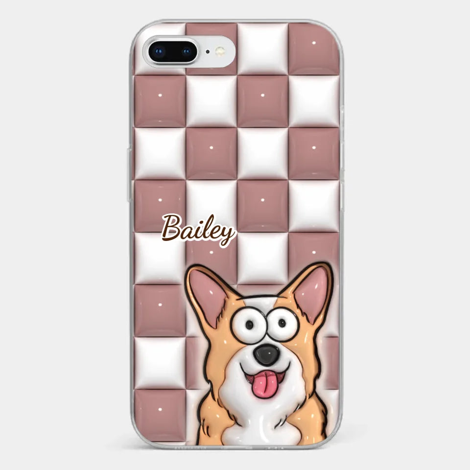 Embracing The Purrfection Of Life - Dog & Cat Personalized Custom 3D Inflated Effect Printed Clear Phone Case - Gift For Pet Owners, Pet Lovers