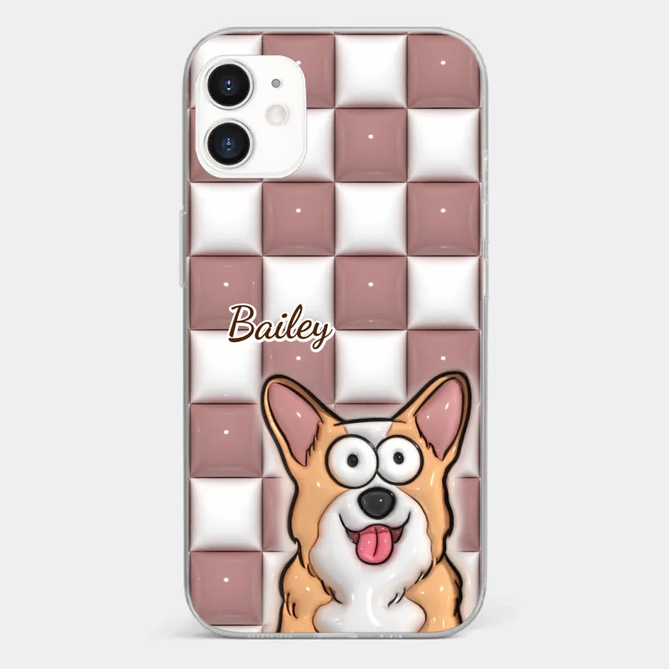 Embracing The Purrfection Of Life - Dog & Cat Personalized Custom 3D Inflated Effect Printed Clear Phone Case - Gift For Pet Owners, Pet Lovers