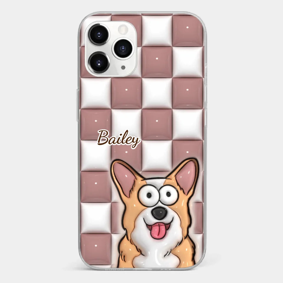 Embracing The Purrfection Of Life - Dog & Cat Personalized Custom 3D Inflated Effect Printed Clear Phone Case - Gift For Pet Owners, Pet Lovers