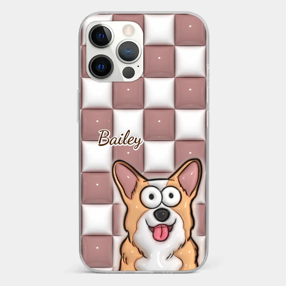 Embracing The Purrfection Of Life - Dog & Cat Personalized Custom 3D Inflated Effect Printed Clear Phone Case - Gift For Pet Owners, Pet Lovers