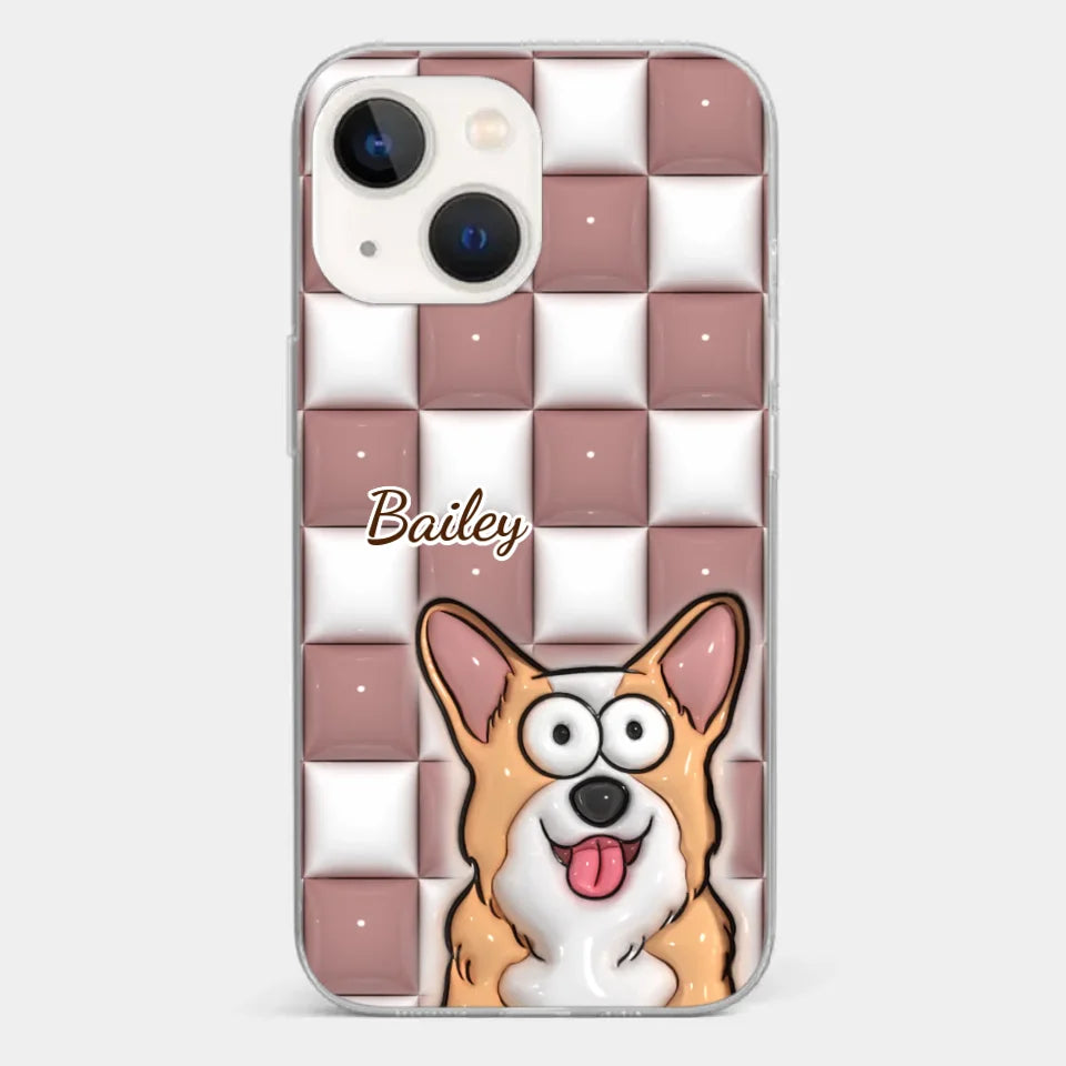 Embracing The Purrfection Of Life - Dog & Cat Personalized Custom 3D Inflated Effect Printed Clear Phone Case - Gift For Pet Owners, Pet Lovers