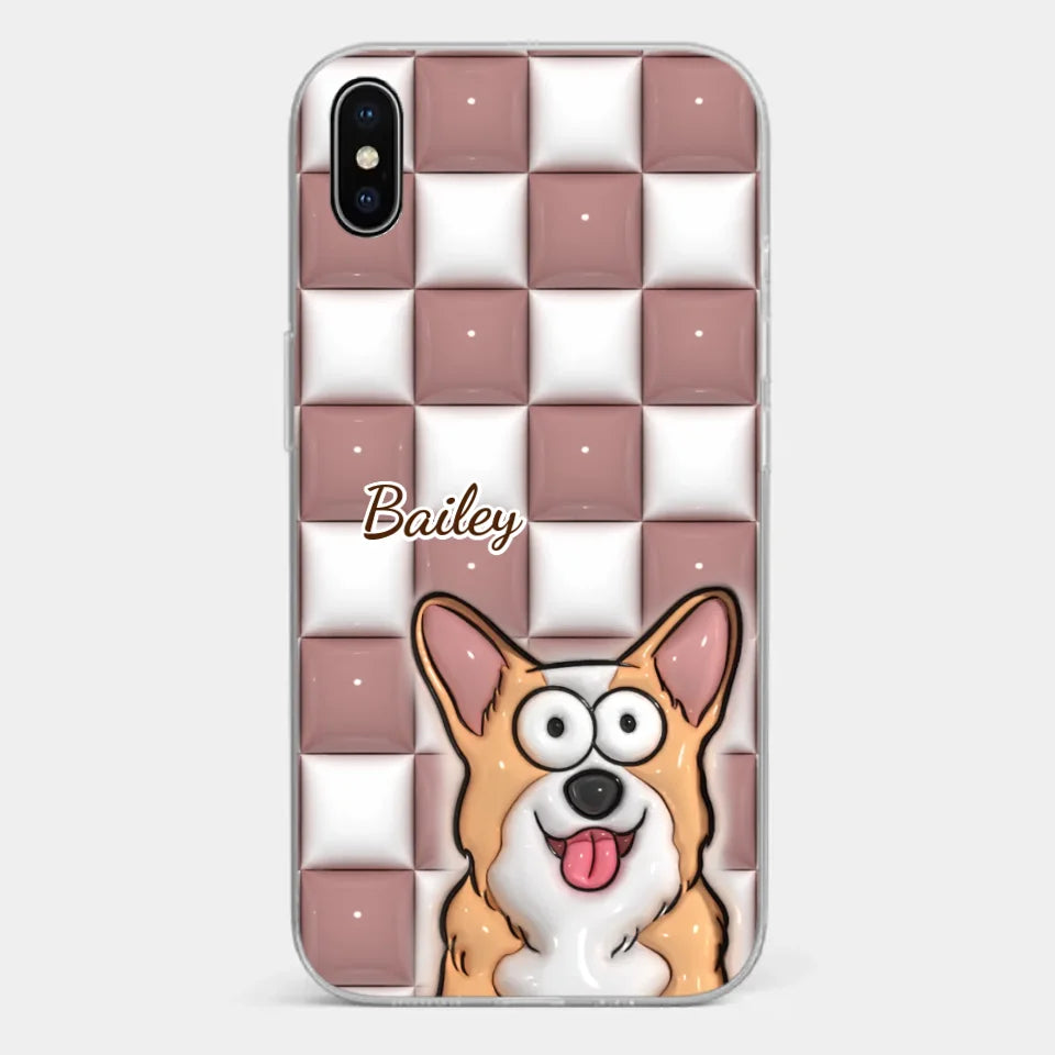 Embracing The Purrfection Of Life - Dog & Cat Personalized Custom 3D Inflated Effect Printed Clear Phone Case - Gift For Pet Owners, Pet Lovers