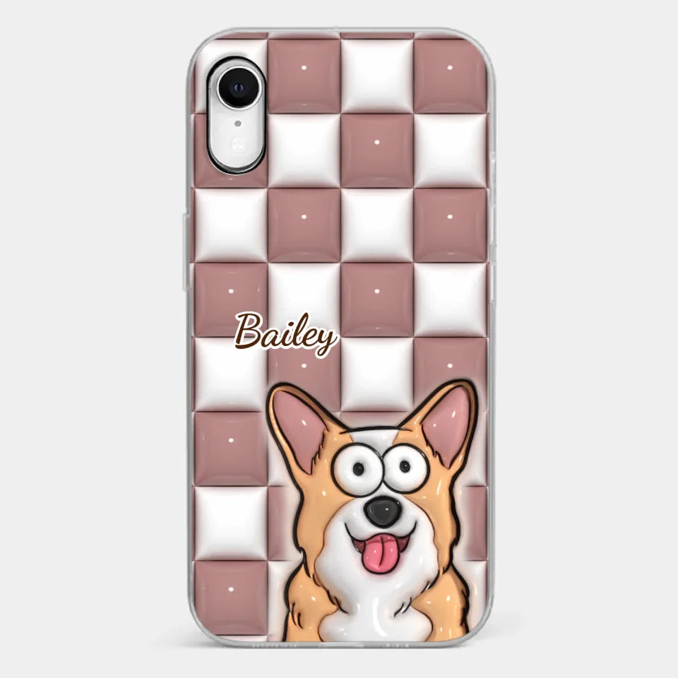 Embracing The Purrfection Of Life - Dog & Cat Personalized Custom 3D Inflated Effect Printed Clear Phone Case - Gift For Pet Owners, Pet Lovers