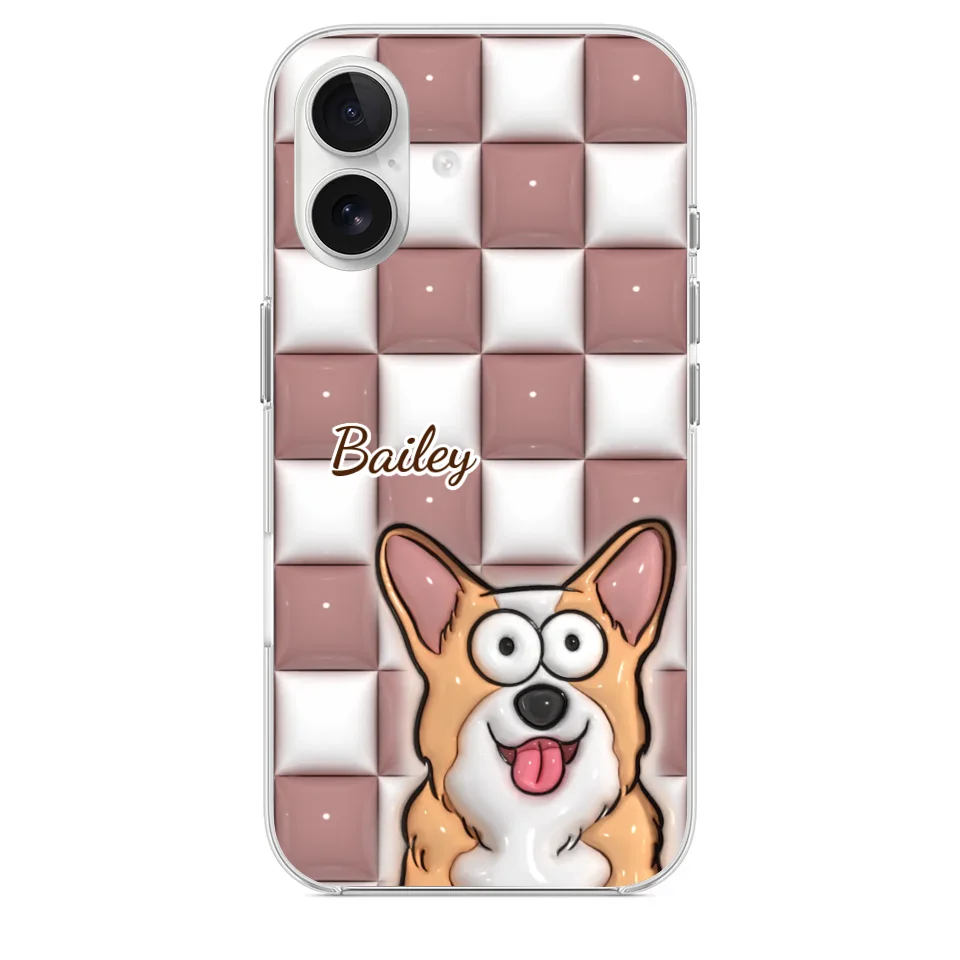 Embracing The Purrfection Of Life - Dog & Cat Personalized Custom 3D Inflated Effect Printed Clear Phone Case - Gift For Pet Owners, Pet Lovers