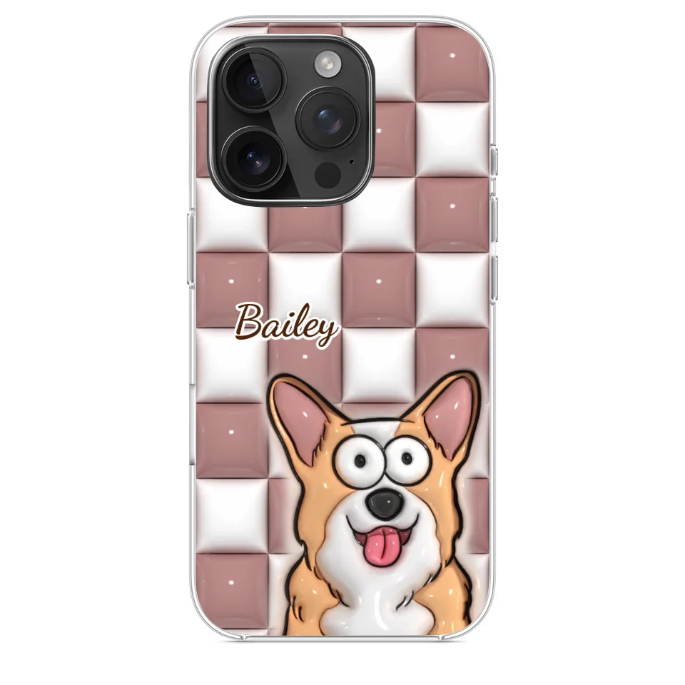 Embracing The Purrfection Of Life - Dog & Cat Personalized Custom 3D Inflated Effect Printed Clear Phone Case - Gift For Pet Owners, Pet Lovers