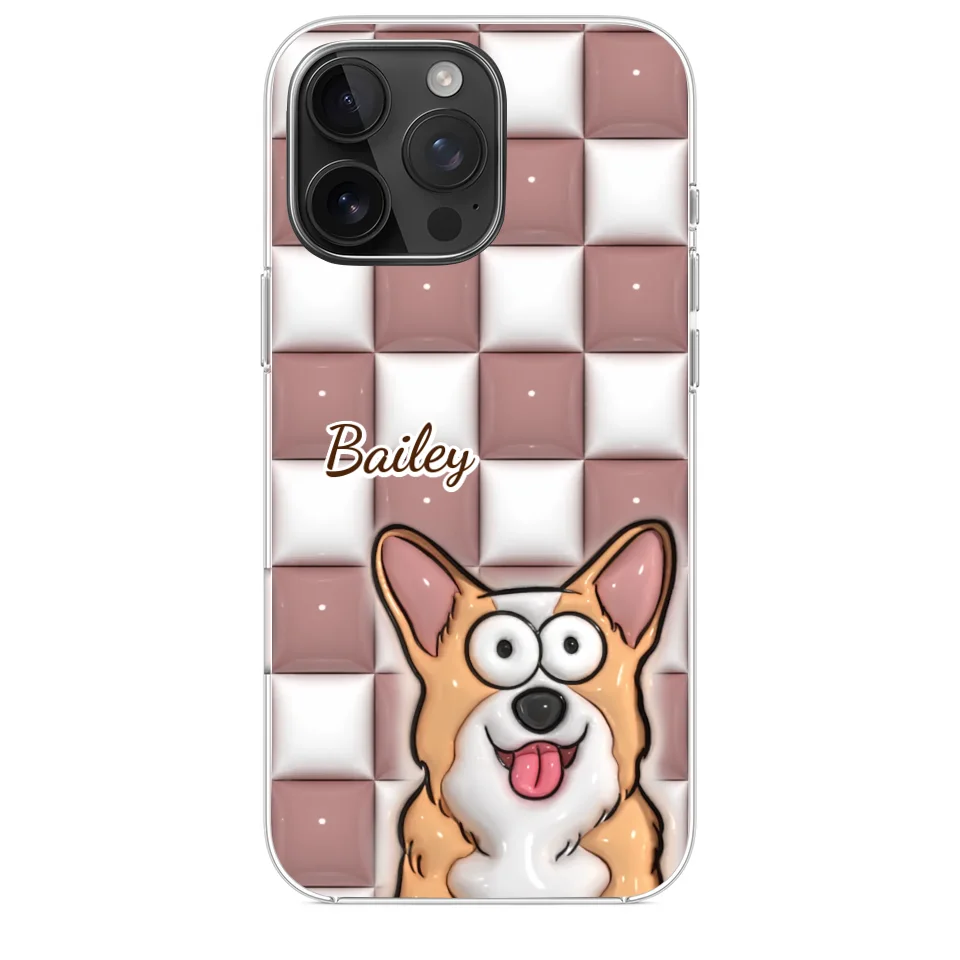 Embracing The Purrfection Of Life - Dog & Cat Personalized Custom 3D Inflated Effect Printed Clear Phone Case - Gift For Pet Owners, Pet Lovers