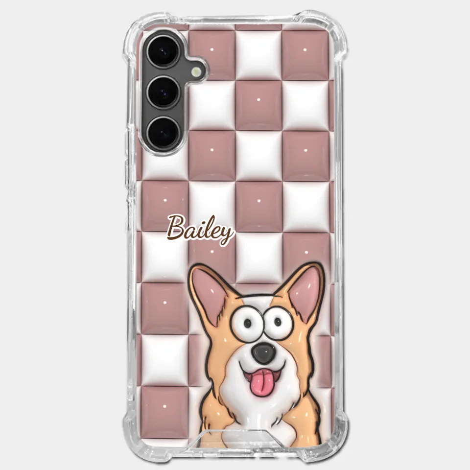 Embracing The Purrfection Of Life - Dog & Cat Personalized Custom 3D Inflated Effect Printed Clear Phone Case - Gift For Pet Owners, Pet Lovers