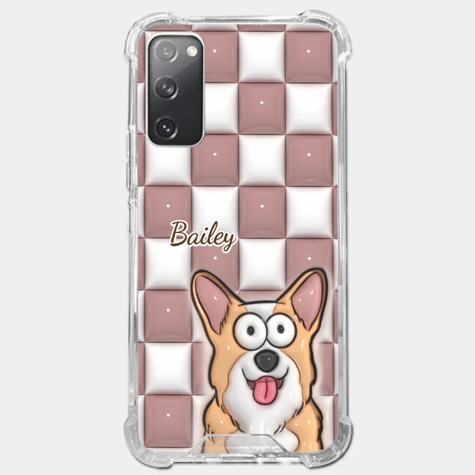 Embracing The Purrfection Of Life - Dog & Cat Personalized Custom 3D Inflated Effect Printed Clear Phone Case - Gift For Pet Owners, Pet Lovers