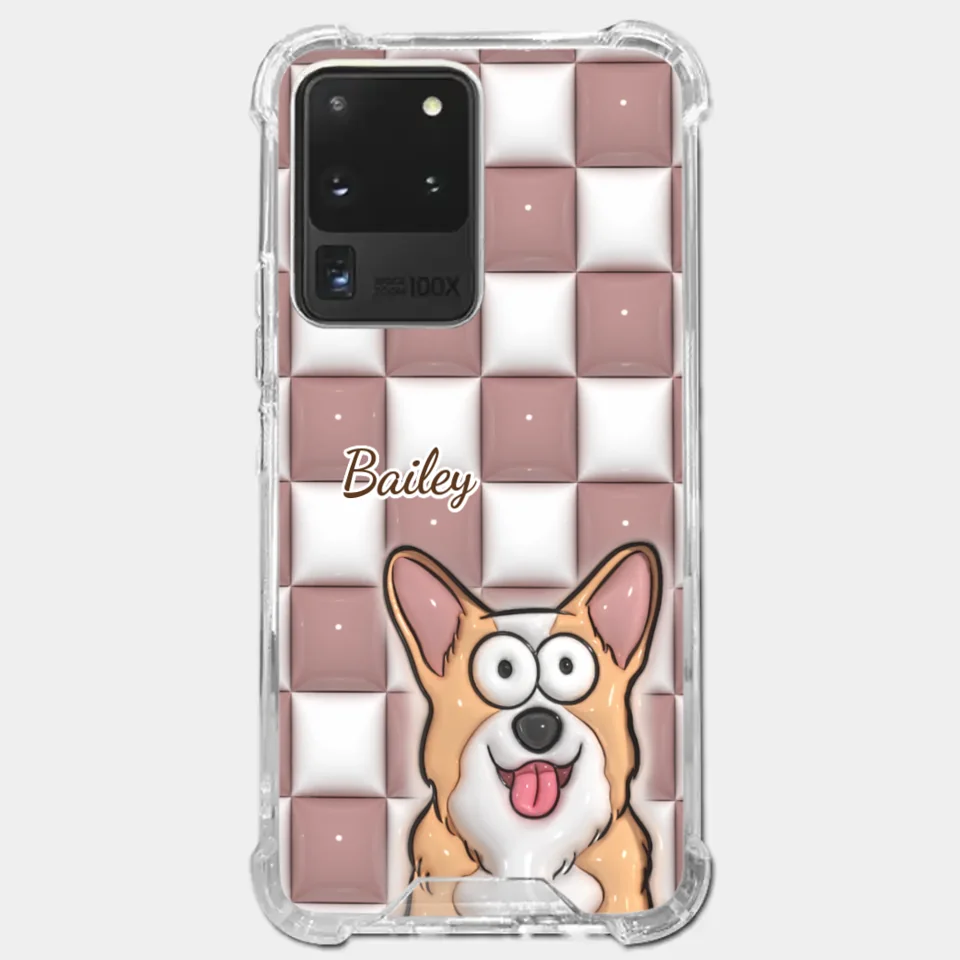 Embracing The Purrfection Of Life - Dog & Cat Personalized Custom 3D Inflated Effect Printed Clear Phone Case - Gift For Pet Owners, Pet Lovers