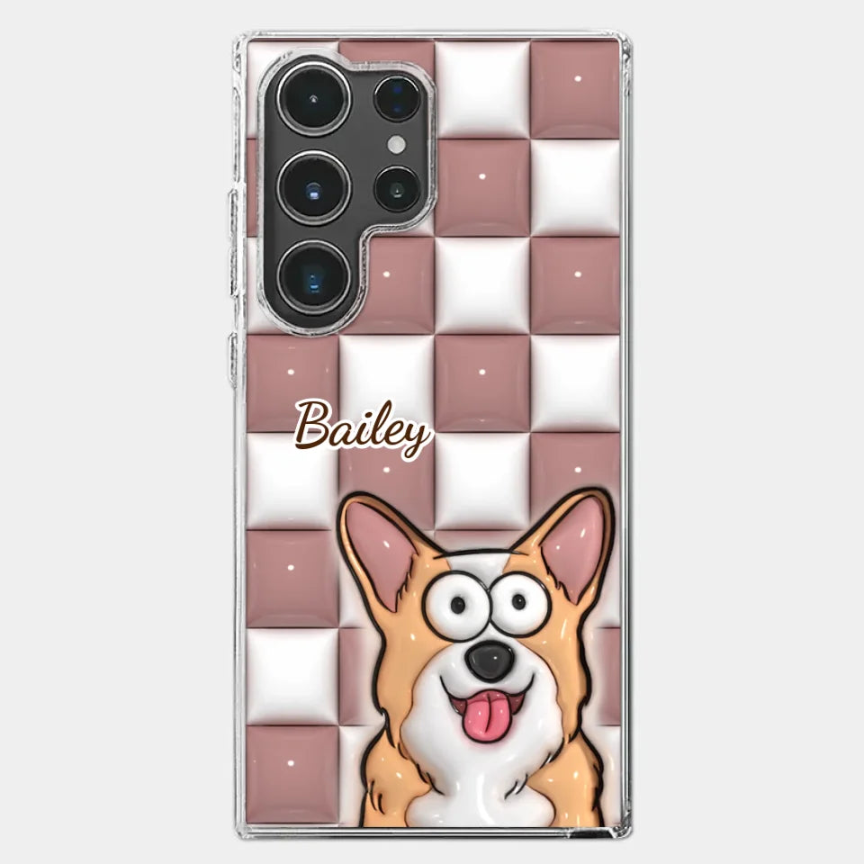 Embracing The Purrfection Of Life - Dog & Cat Personalized Custom 3D Inflated Effect Printed Clear Phone Case - Gift For Pet Owners, Pet Lovers