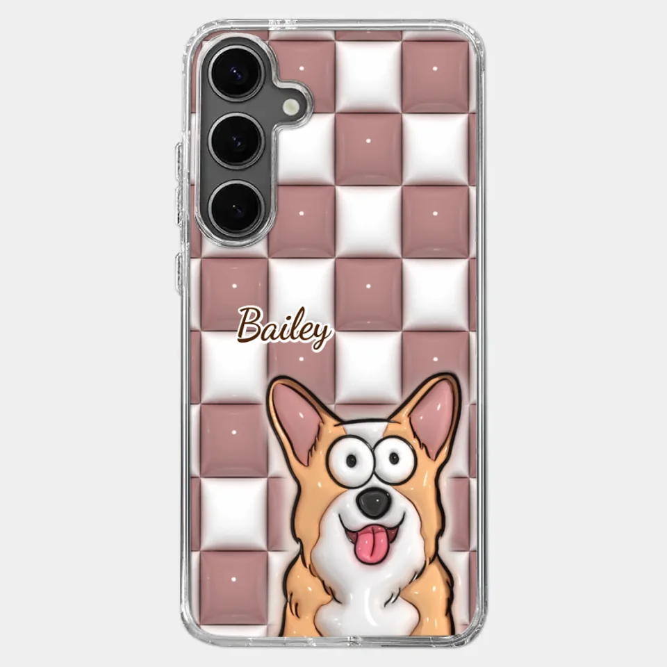 Embracing The Purrfection Of Life - Dog & Cat Personalized Custom 3D Inflated Effect Printed Clear Phone Case - Gift For Pet Owners, Pet Lovers