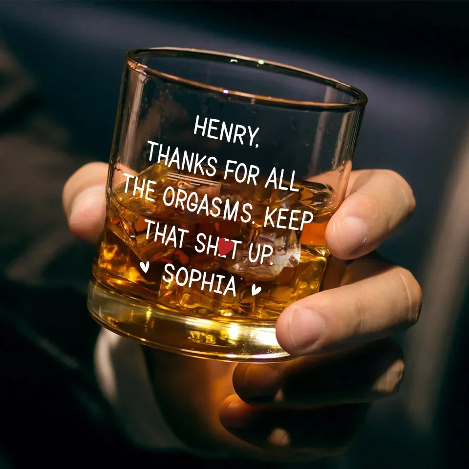 You’re My Priority - Couple Personalized Custom Whiskey Glass - Gift For Husband Wife, Anniversary