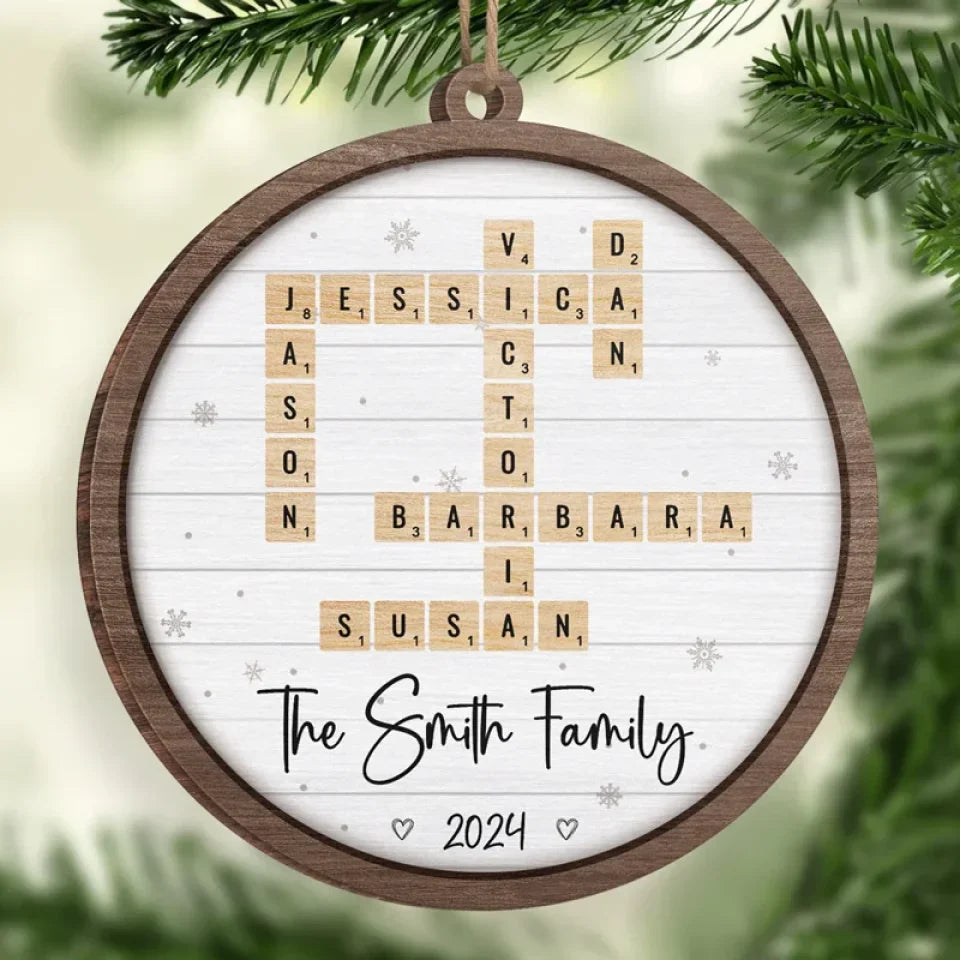 The Memories We Make With Our Family Is Everything - Family Personalized Custom Ornament - Wood Custom Shaped - Christmas Gift For Family Members