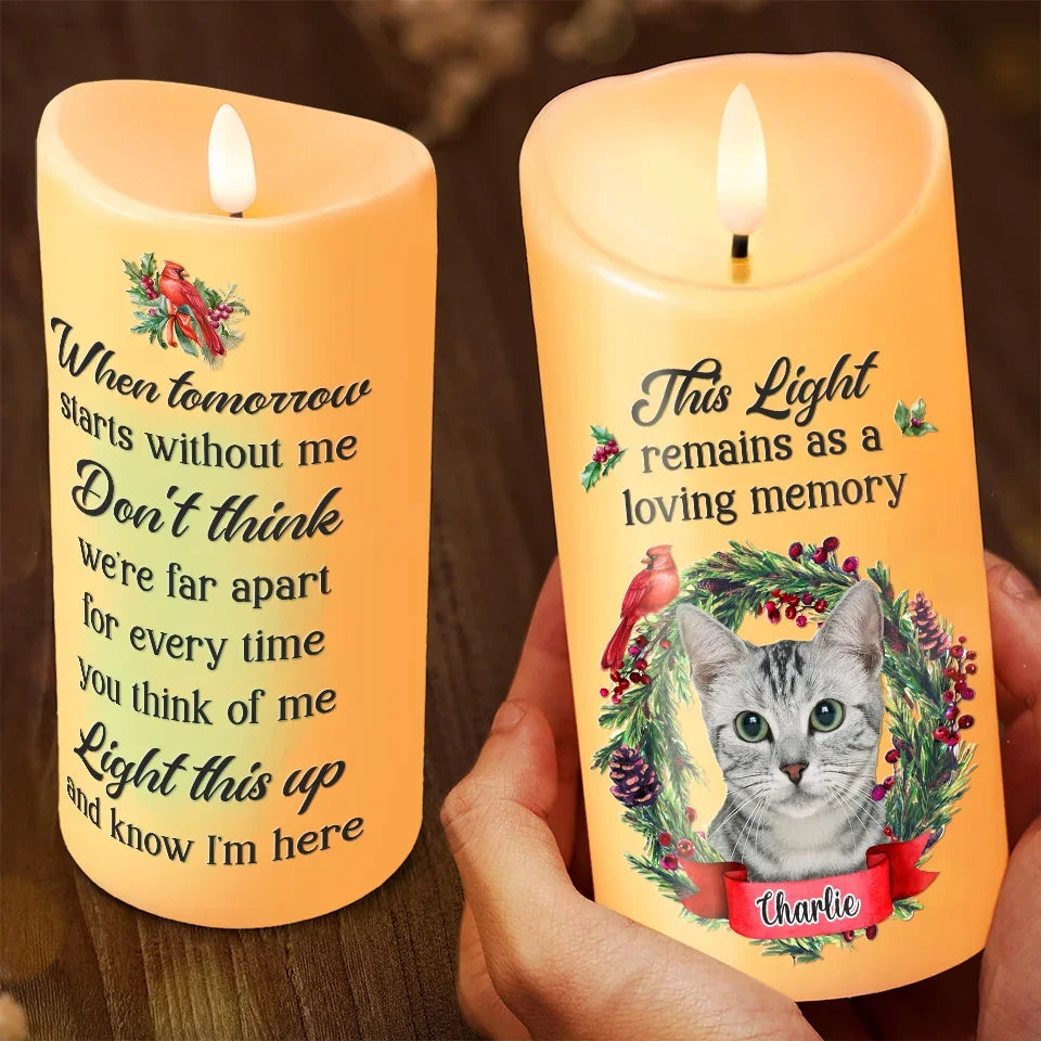 Custom Photo Much Loved Never Forgotten
- Memorial Personalized Custom LED Candle - Sympathy Gift, Christmas Gift, New Arrival Gift For Pet Owners, Pet Lovers