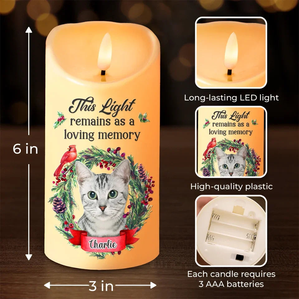Custom Photo Much Loved Never Forgotten
- Memorial Personalized Custom LED Candle - Sympathy Gift, Christmas Gift, New Arrival Gift For Pet Owners, Pet Lovers