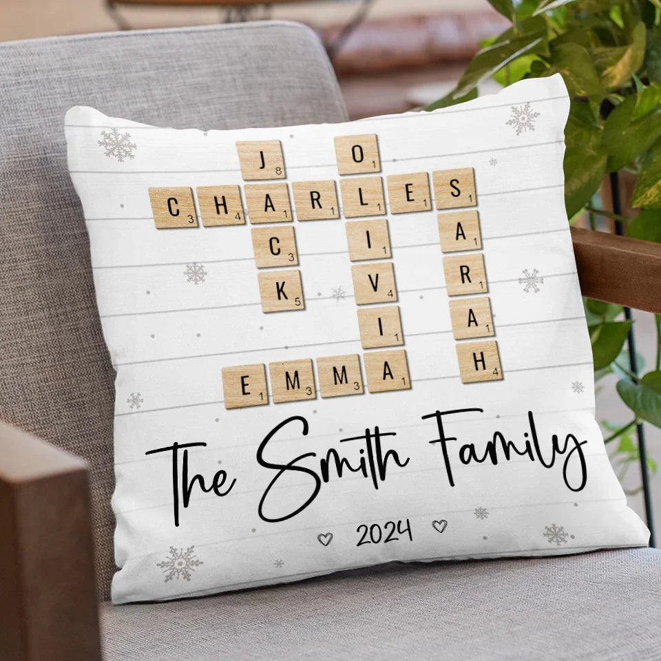 Finding Strength In The Bond Of Family - Family Personalized Custom Pillow - Christmas Gift For Family Members