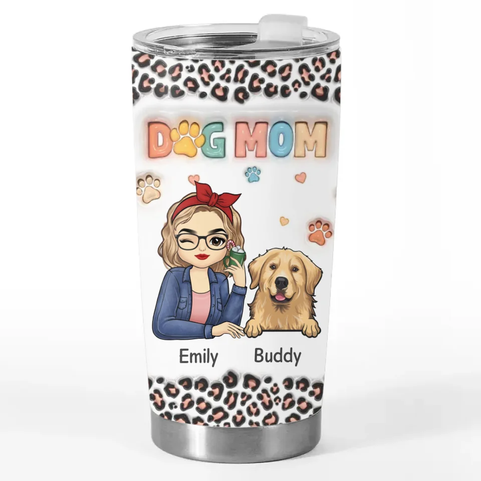 Together, We Celebrate The Magic Of The Season - Dog & Cat Personalized Custom 3D Inflated Effect Printed Tumbler - Christmas Gift For Pet Owners, Pet Lovers