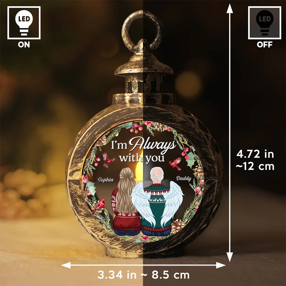 Too Precious To Be Forgotten - Memorial Personalized Custom Candlelight Lantern Ornament - Sympathy Gift, Christmas Gift For Family Members