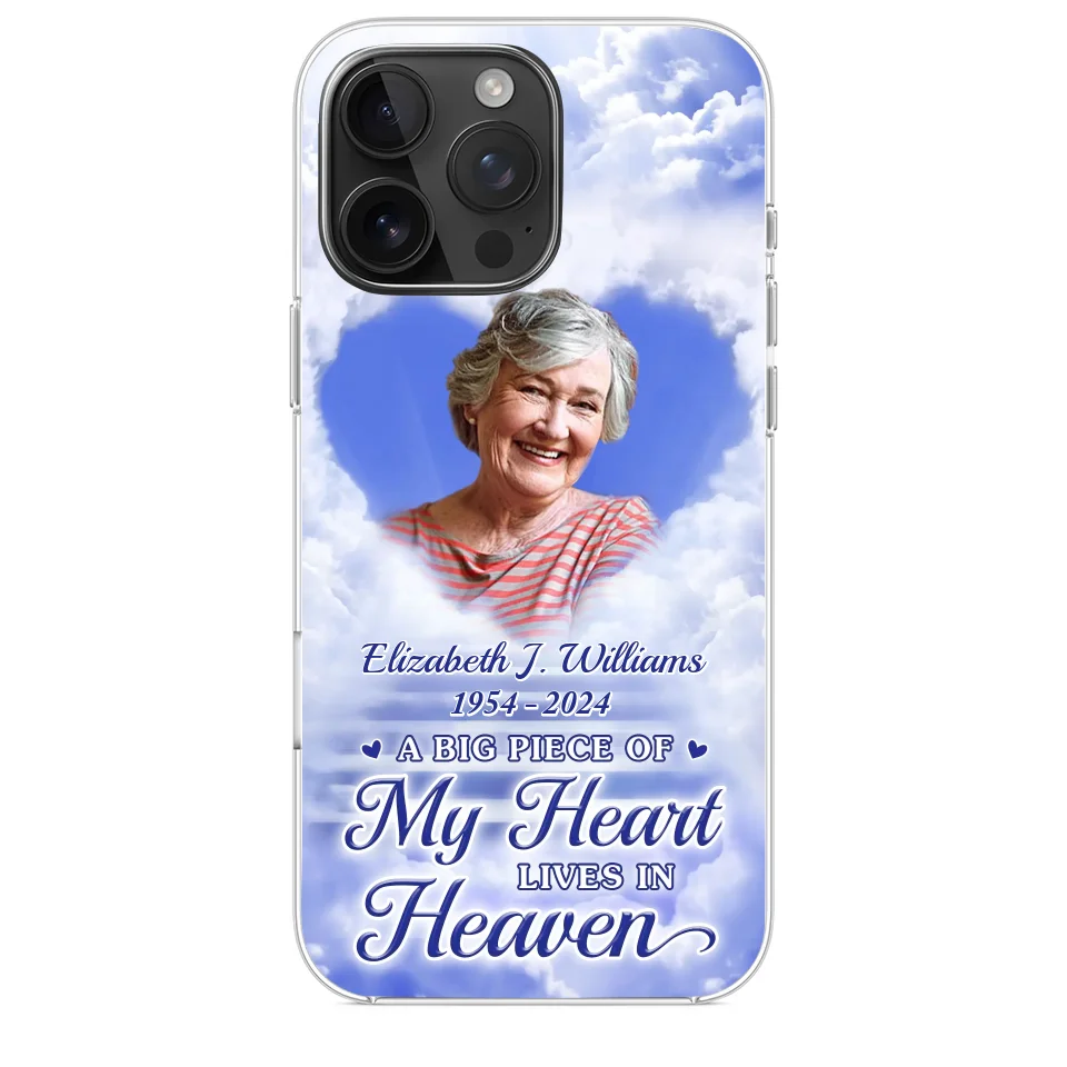 Custom Photo I'm Always With You - Memorial Personalized Custom Clear Phone Case - Sympathy Gift For Family Members