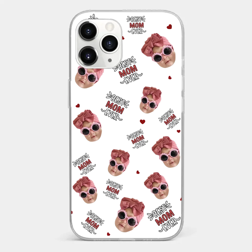 Custom Photo My Favorite People Call Me Grandma - Family Personalized Custom Clear Phone Case - Gift For Mom, Grandma